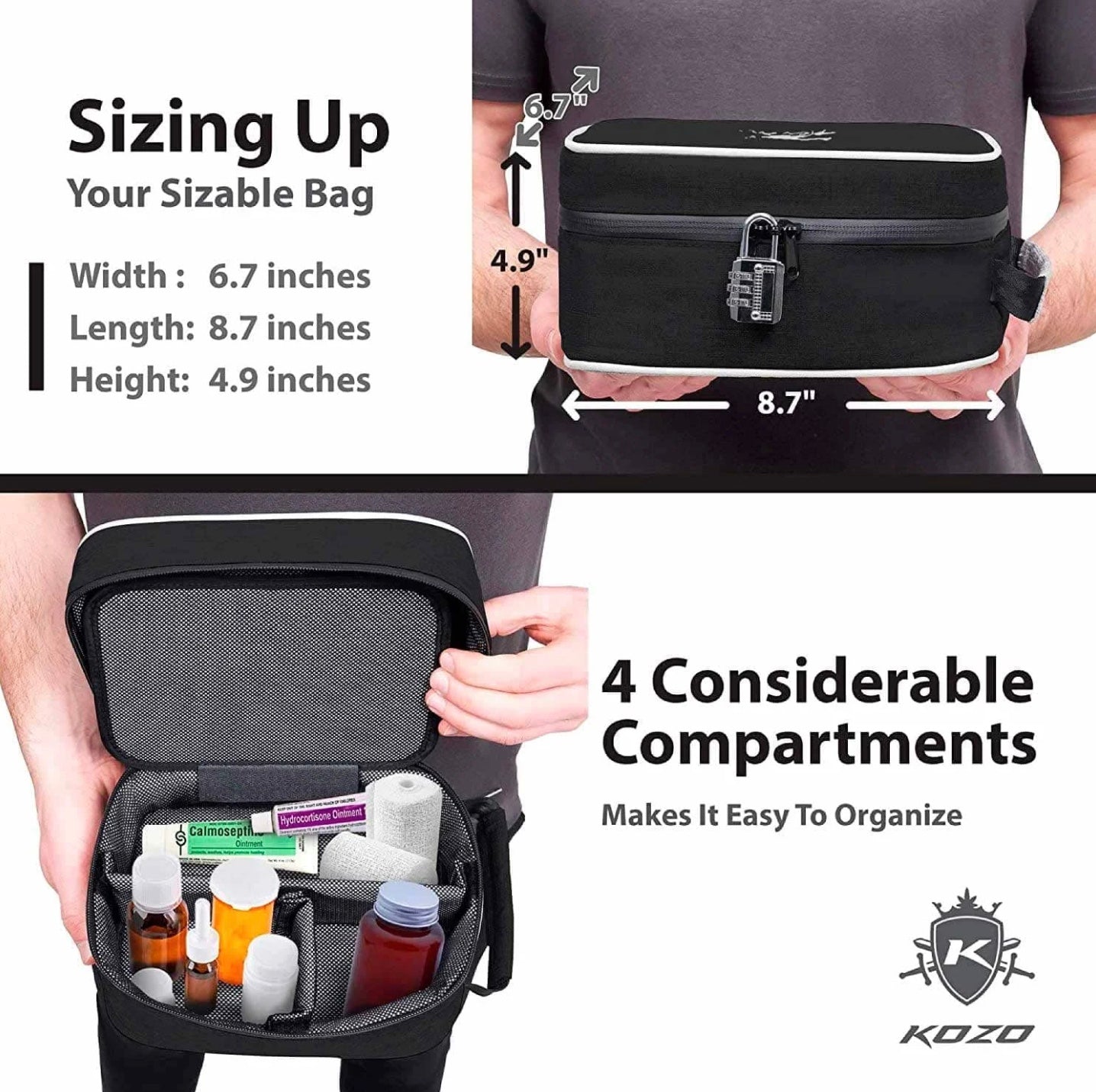 Ziplock Smell Proof Bag
