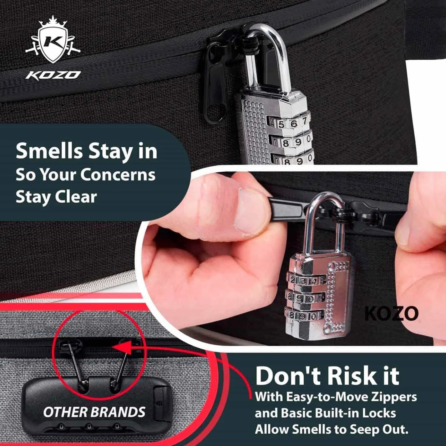 Ziplock Smell Proof Bag