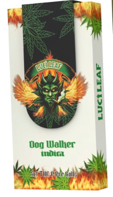 LuciLeaf 5ct THCp Pre Roll Matchbox Kit Display 6 Ct.