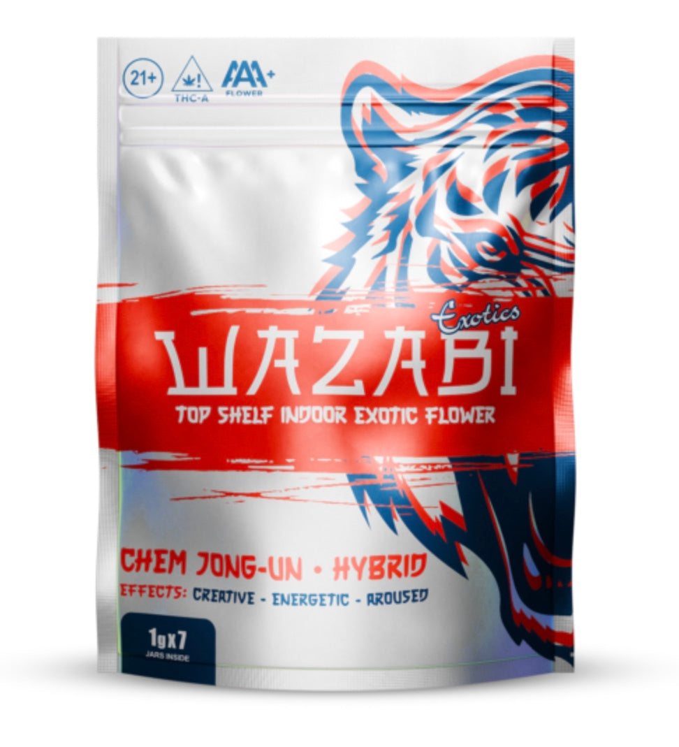 WAZABI EXOTICS 1G FLOWER BAG 7/PK
