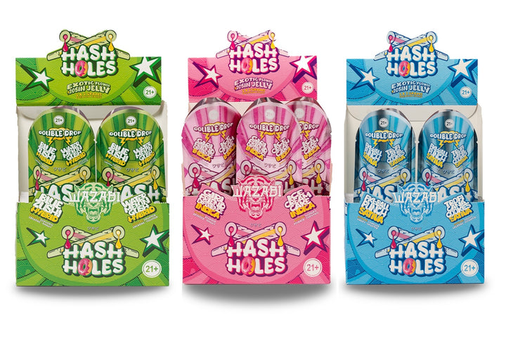 WAZABI EXOTICS 2G HASH HOLE DOUBLE DROP PREROLLS 2CT 10/PK