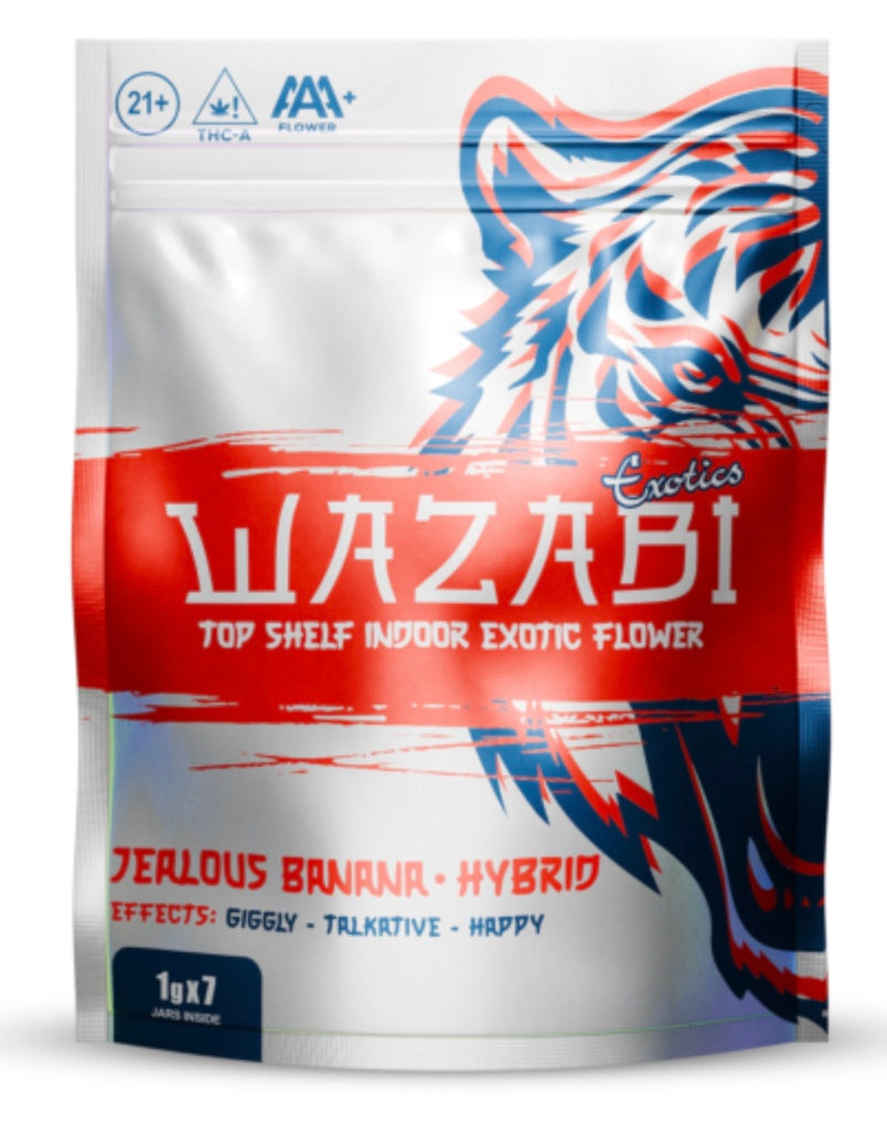WAZABI EXOTICS 1G FLOWER BAG 7/PK