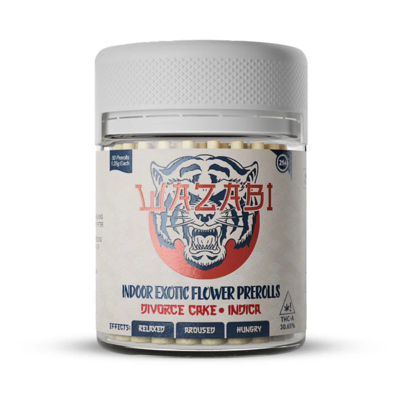 WAZABI 1.25G THC-A PREROLLS