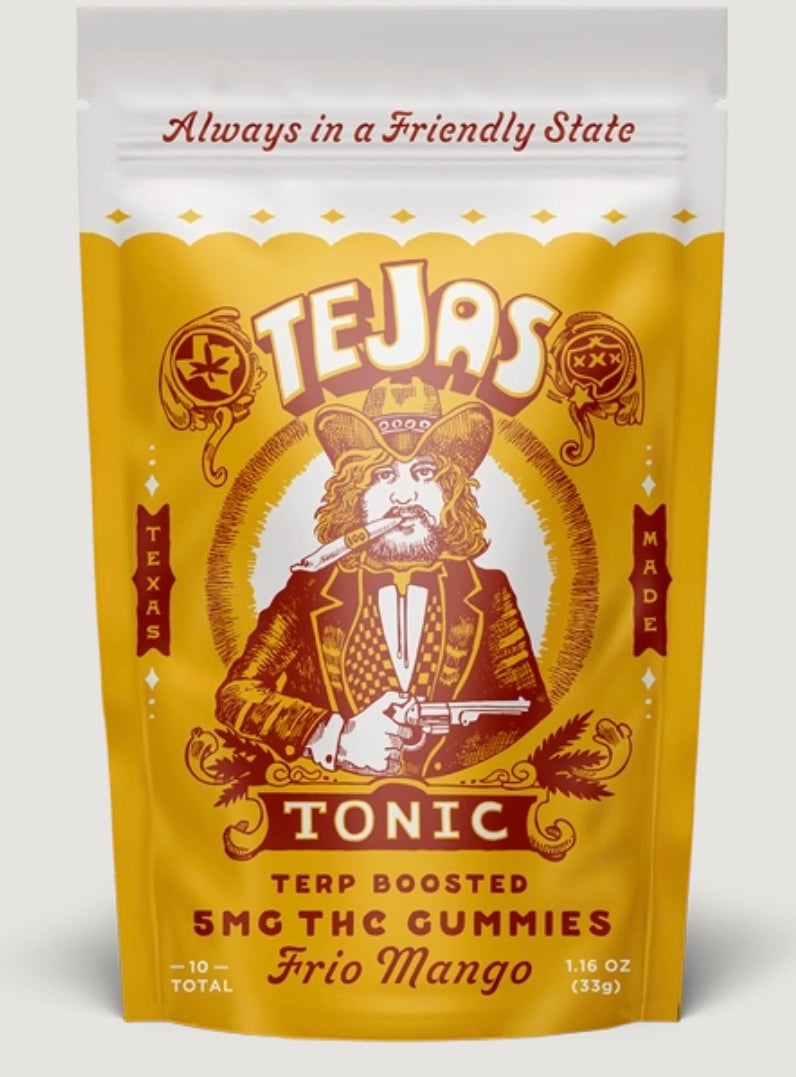Frio Mango 10ct – 25mg CBD/5mg THC gummies