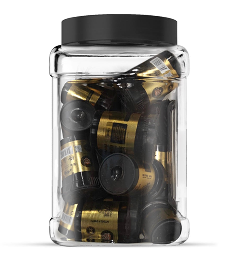 WAZABI EXOTICS GOLD RESERVE MEMBERS ONLY 1G FLOWER JAR 15/PK – (3 IN 1 JAR)