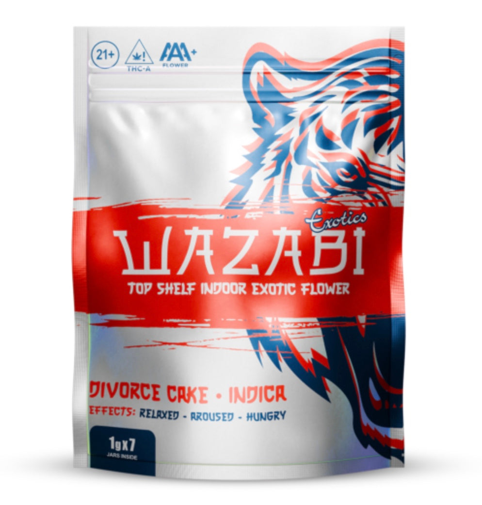 WAZABI EXOTICS 1G FLOWER BAG 7/PK