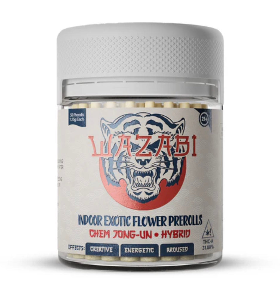WAZABI 1.25G THC-A PREROLLS