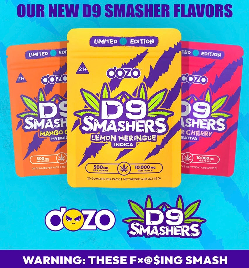DOZO D9 SMASHERS GUMMIES - 10000MG