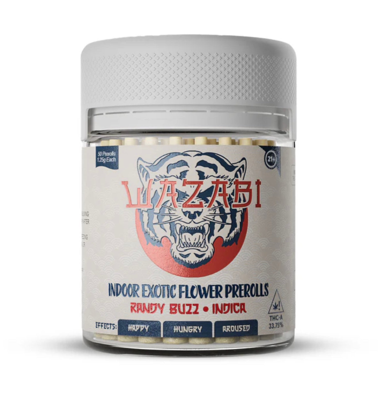 WAZABI 1.25G THC-A PREROLLS