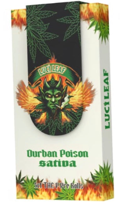 LuciLeaf 5ct THCp Pre Roll Matchbox Kit Display 6 Ct.