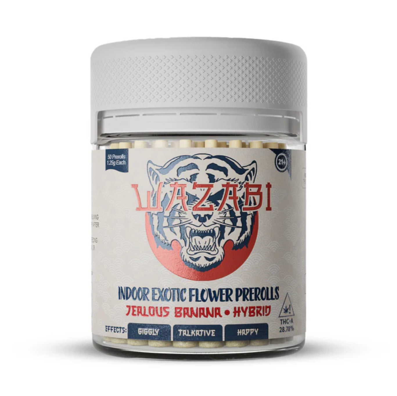 WAZABI 1.25G THC-A PREROLLS