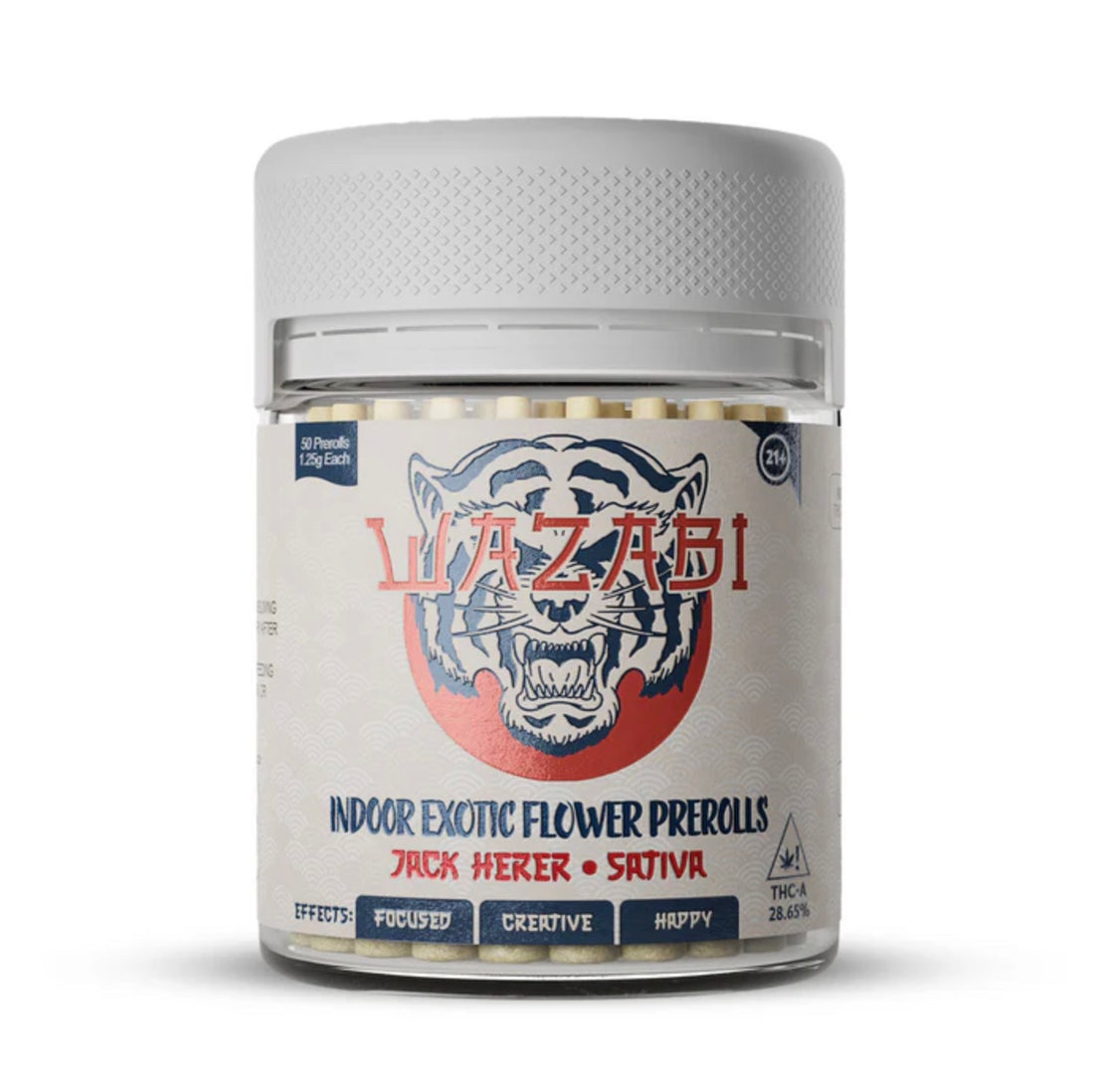 WAZABI 1.25G THC-A PREROLLS