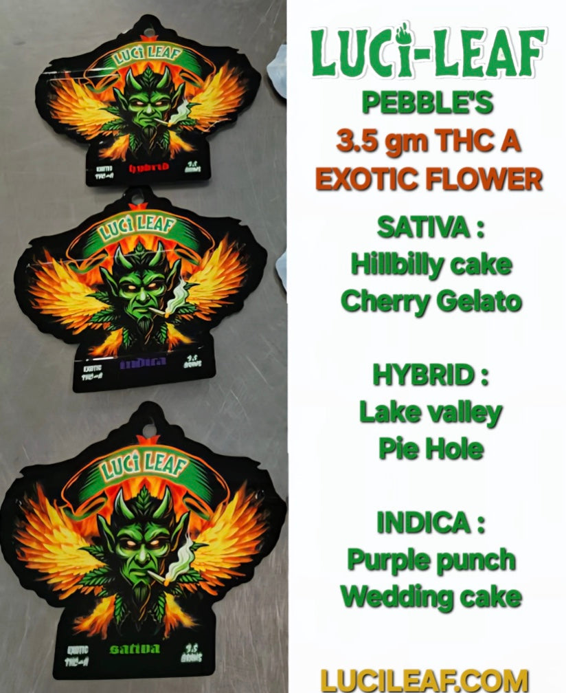 Lucileaf 3.5gm Pebbles Display 12 Ct.