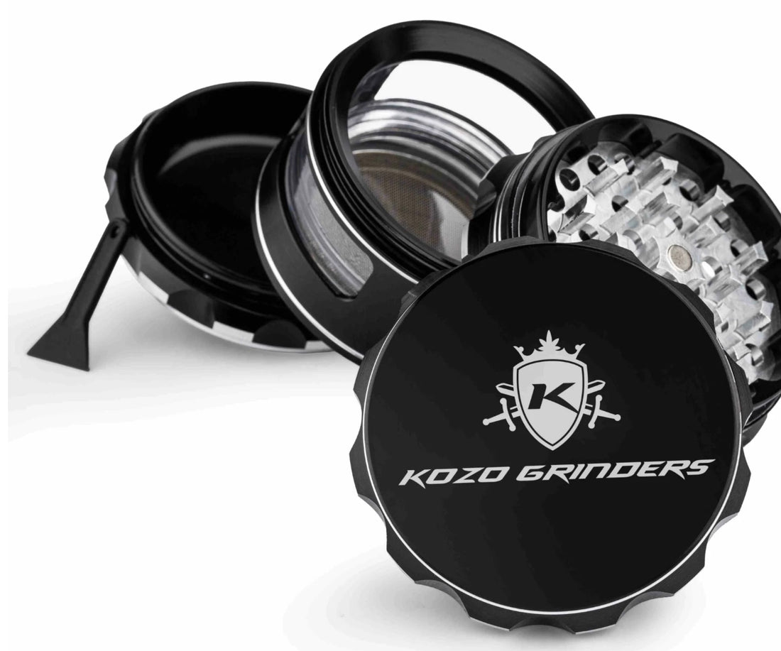 Herb Grinder 2.5” Clear Side