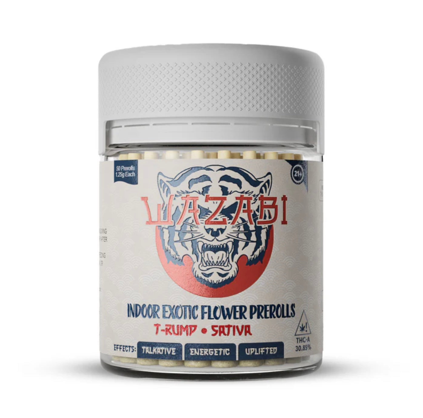 WAZABI 1.25G THC-A PREROLLS